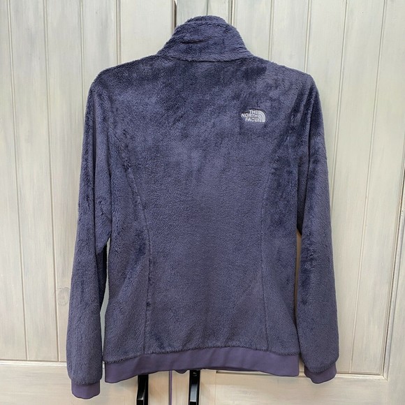 The North Face Osito Jacket Dark Purple Women’s Size S Fuzzy Fleece Full Zip - Picture 2 of 6